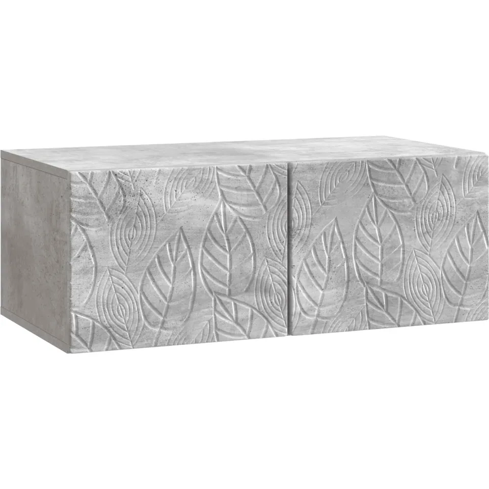vidaXL Wandbeugel TV-kast 78,5 x 41 x 30 cm Betongrijs Bewerkt hout