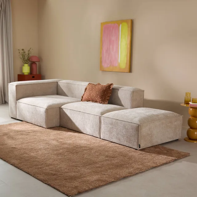 NOUS Living hoekbank links Igor - beige, foto 2