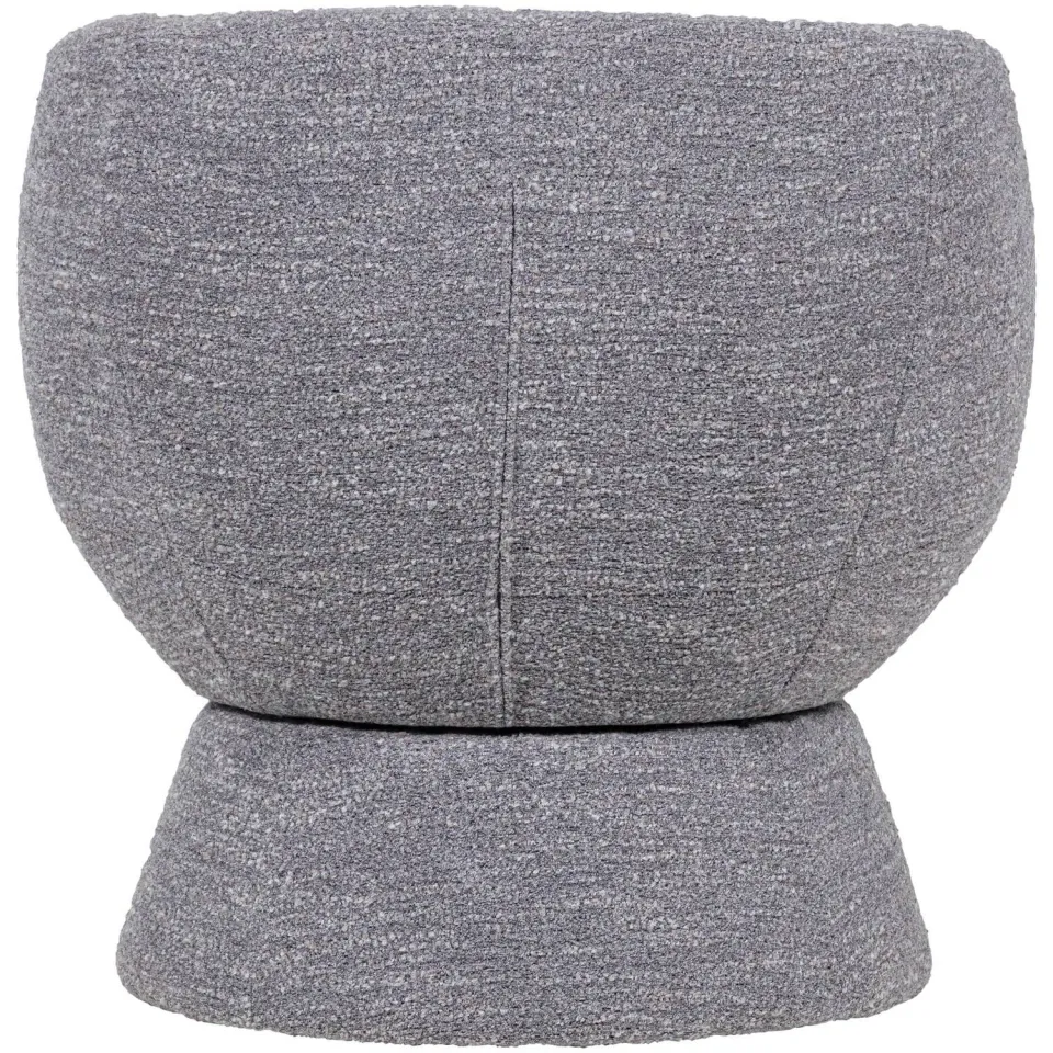 WOOOD Shuffle Draaifauteuil - Melange - Grijs - 72x73x71, foto 2