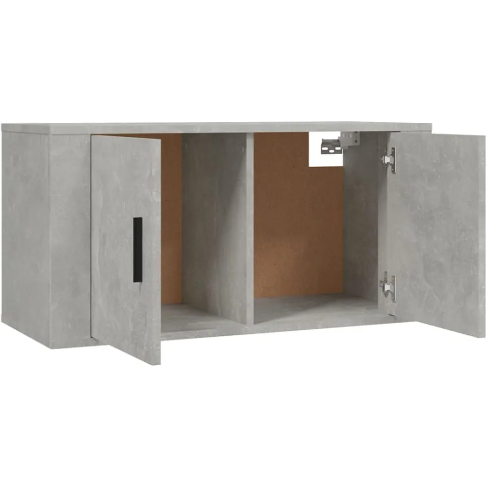 vidaXL Tv-wandmeubels 3 st 80x34,5x40 cm betongrijs grijs, foto 4