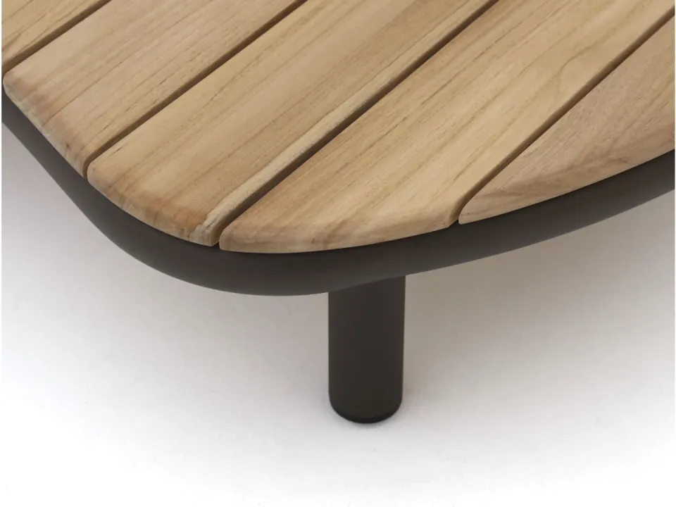 Apple Bee Moon Island lounge tuintafel 110x97x24cm taupe, foto 3