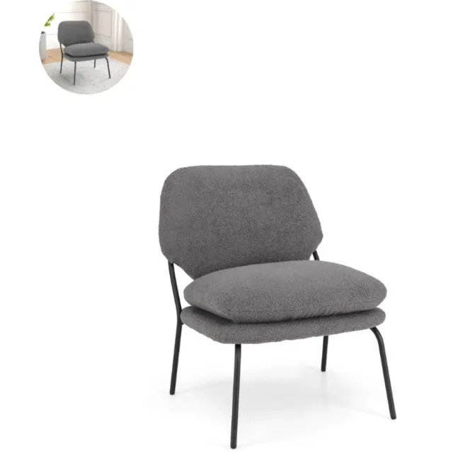 GranMaison Fauteuil - Relaxzetel - Relaxstoel - Relaxfauteuil - Stoel - Voor één Persoon - Grijs