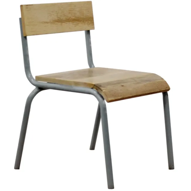 Kidsdepot stoel Original - donkergrijs - set van 2 Donker Grijs