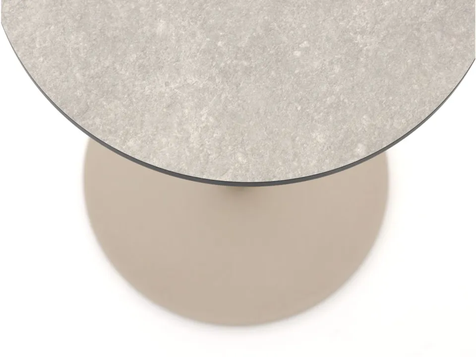 Tierra Outdoor Solea lounge tuintafel ø 30cm (h: 45,5cm) taupe, foto 3