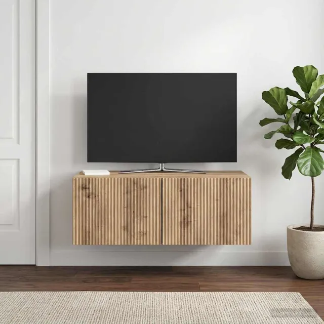 vidaXL Wandbeugel TV-kast 78,5 x 41 x 30 cm Artisanaal eiken, foto 2