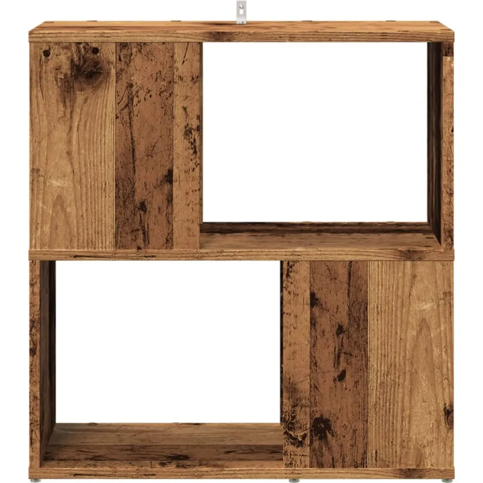 vidaXL Boekenkast 60x24x63 cm bewerkt hout oud houtkleurig bruin, foto 4
