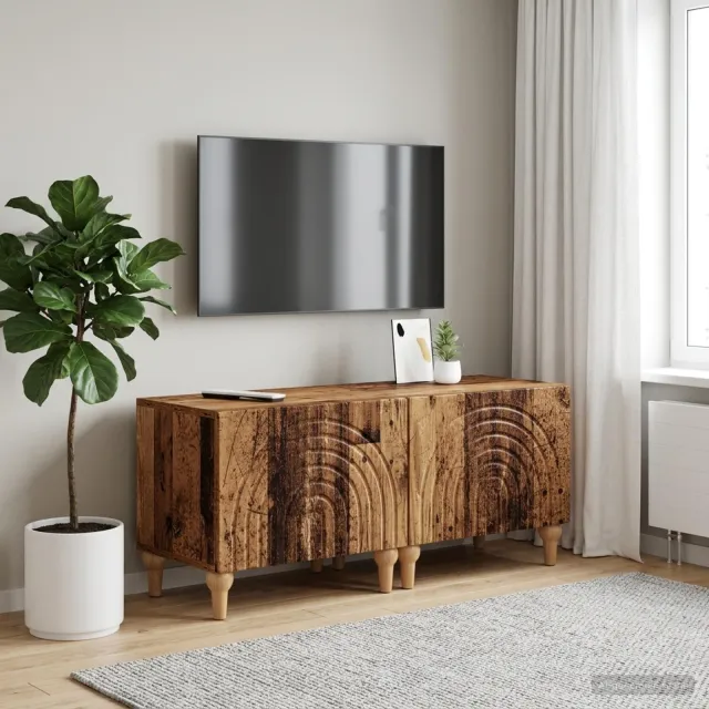 vidaXL Tv-meubel ALKMAAR Oud hout Bewerkt hout bruin, foto 2