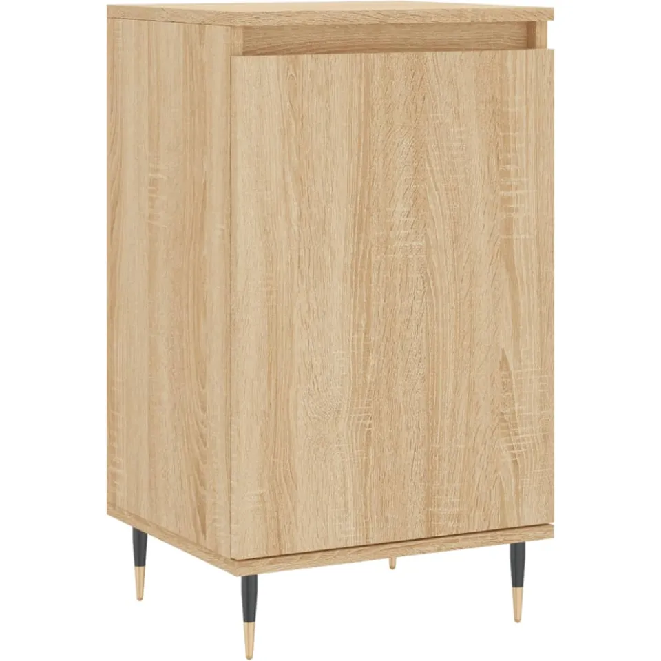 vidaXL Dressoir 40x35x70 cm bewerkt hout sonoma eikenkleurig, foto 3