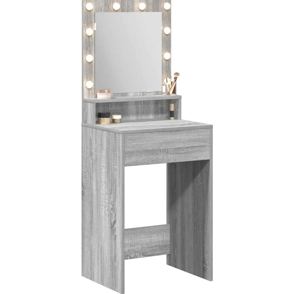 vidaXL Plafondtafel Grijs Sonoma 50 x 41 x 135 cm Bewerkt hout