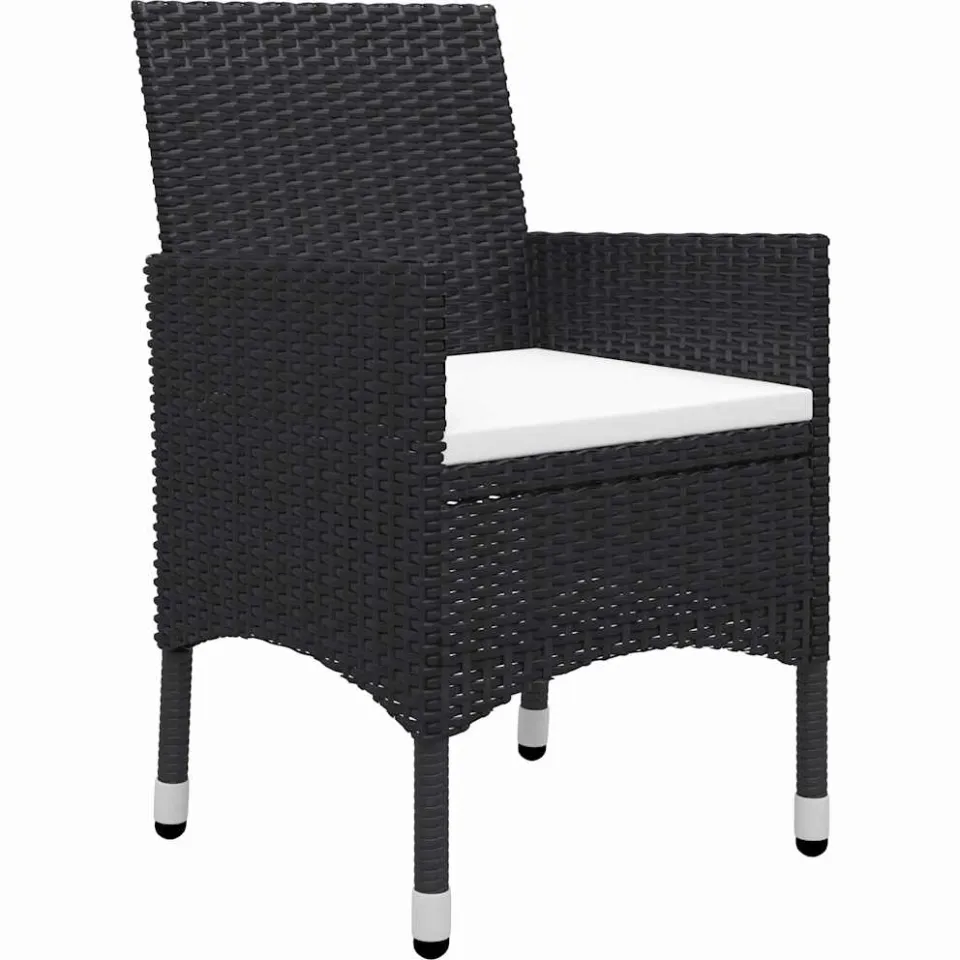 vidaXL 5-delige Tuinset zwart, foto 3