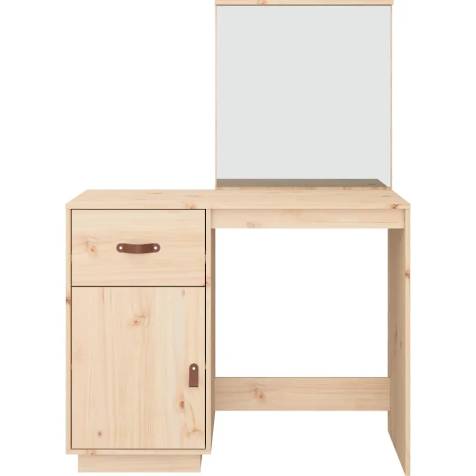 vidaXL Kaptafel 95x50x134 cm massief grenenhout bruin, foto 4