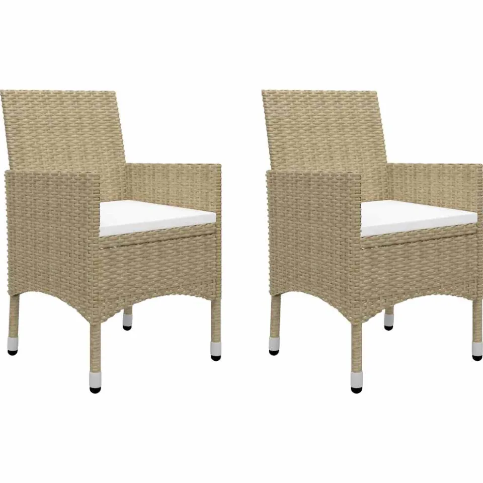 vidaXL 5-delige Tuinset beige