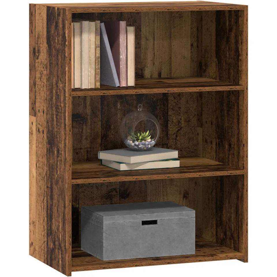 vidaXL Dressoir Oud hout 70 x 41 x 93 cm Bewerkt hout bruin, foto 3