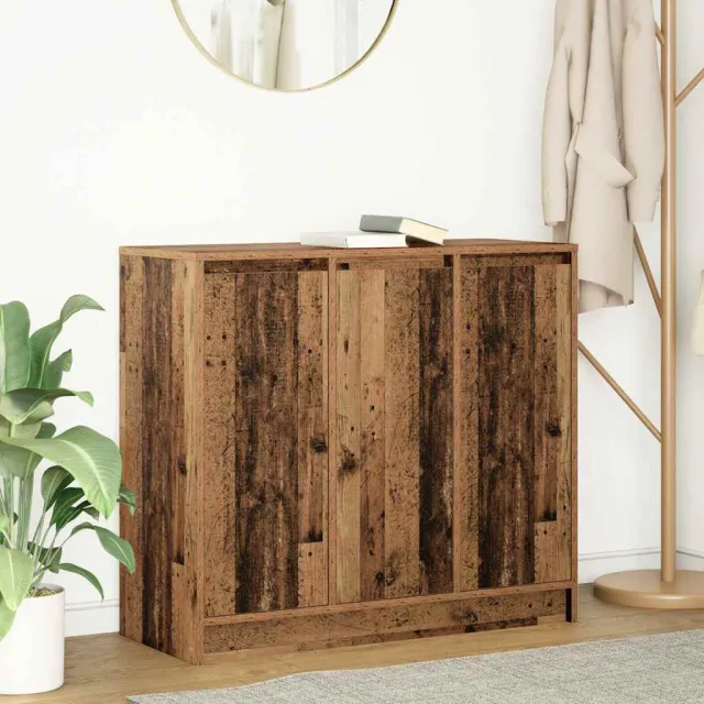 vidaXL Dressoir 85x34x76 cm spaanplaat oud hout Bruin