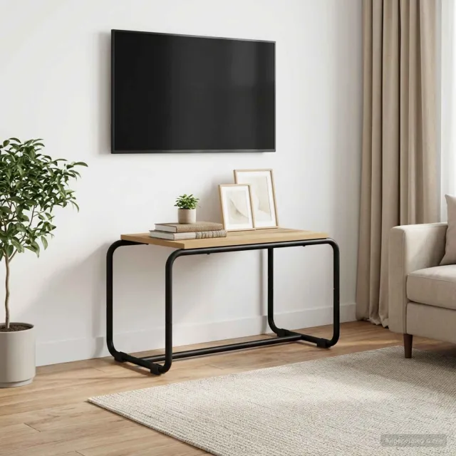 vidaXL TV-standaard 60 x 35,5 x 42 cm Artisanaal eiken Bewerkt hout, foto 2