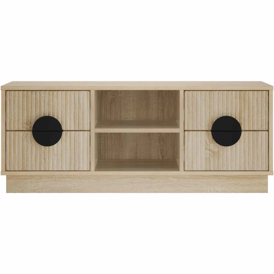 vidaXL Tv-meubel VENRAY 101 x 36,5 x 40 cm Sonoma Eiken, foto 3
