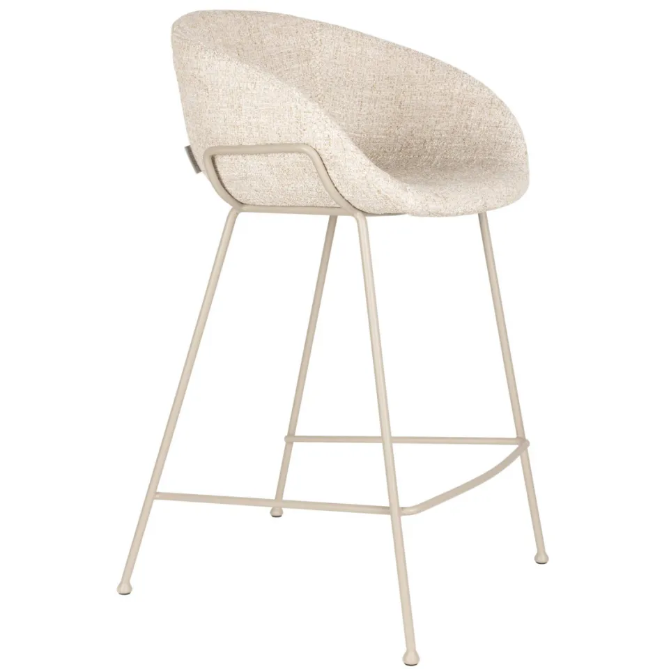 Zuiver Feston barkruk 65 cm beige, foto 3