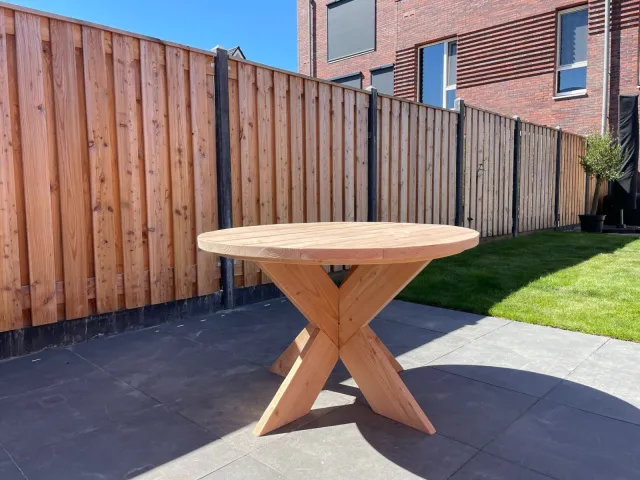 NordXL Ronde douglashouten tafel Jip