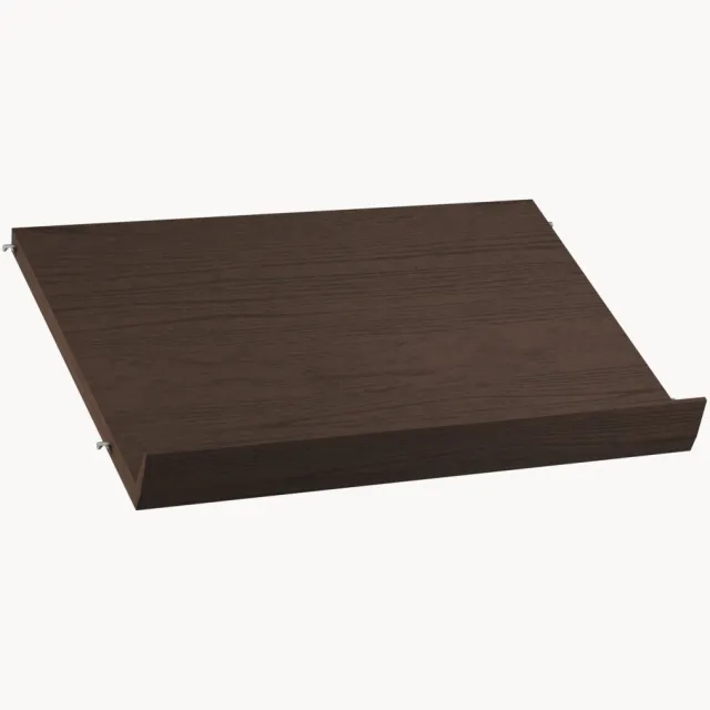 String Furniture Tijdschriftenplank String System, B 58 x D 30 cm Bruin