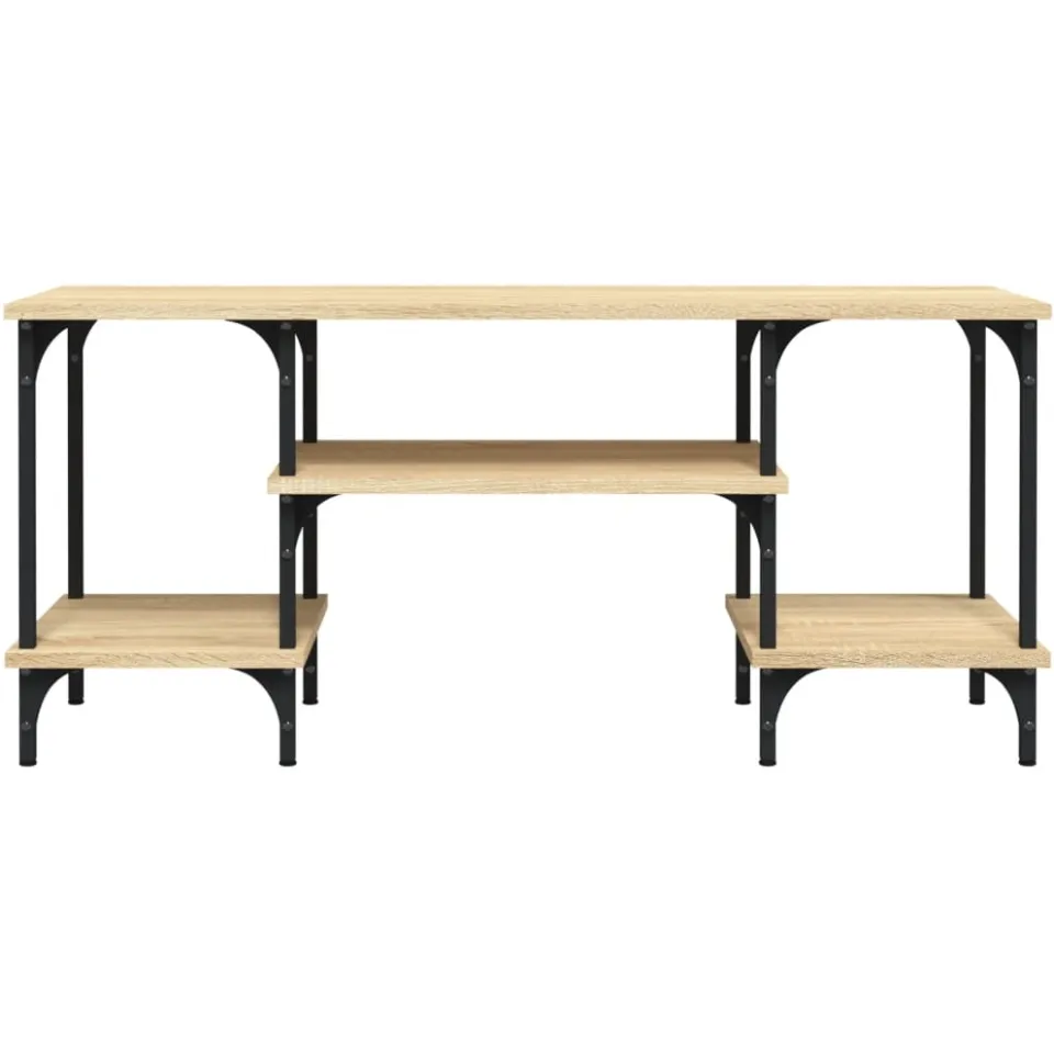 vidaXL Tv-meubel 102x35x45,5 cm bewerkt hout sonoma eikenkleurig, foto 4