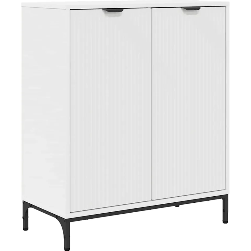 vidaXL Dressoir Wit 69,5 x 33 x 82 cm Bewerkt hout, foto 3