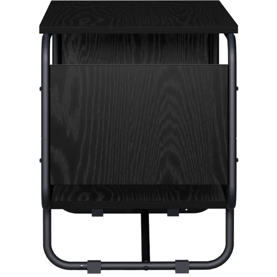 vidaXL TV-standaard 98 x 36 x 45 cm Zwart eiken, foto 4
