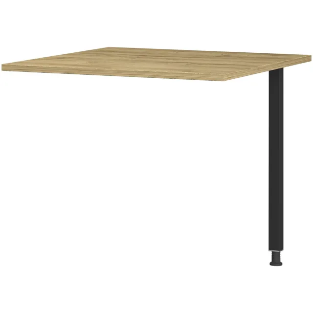 Aanbouwtafel Discovery Eiken Eiken/Zwart