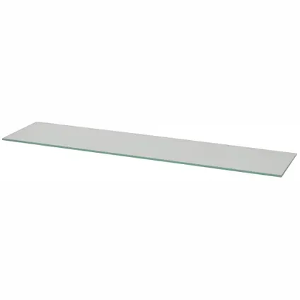Duraline Planchet 4xs - Onbehandeld - Glas - Muurbevestiging - Helder - 80x20cm Transparant