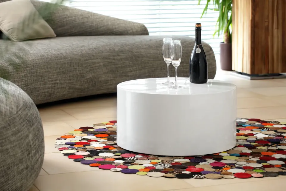 salontafel Elvina hoogglans wit, foto 2