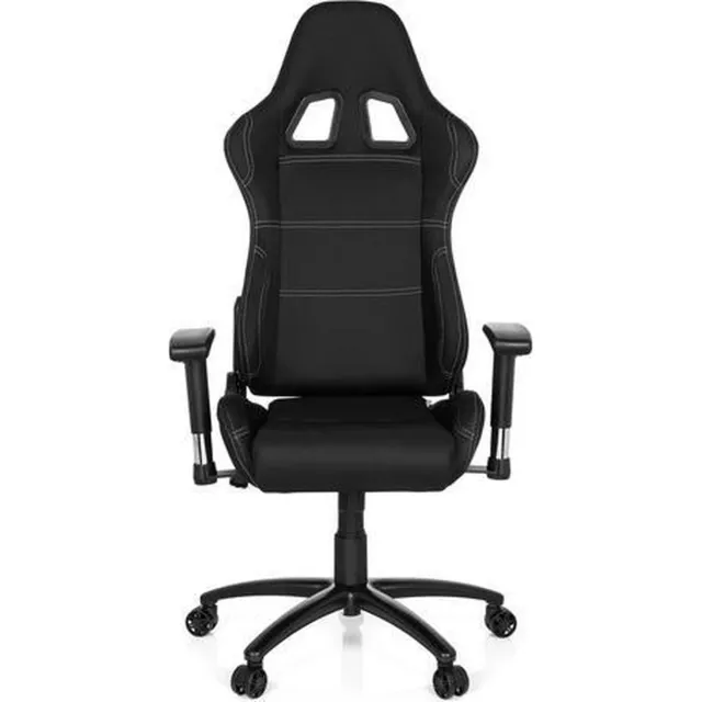 hjh office Game Force - Bureaustoel - Racingstoel - Directiestoel - Stof - Zwart