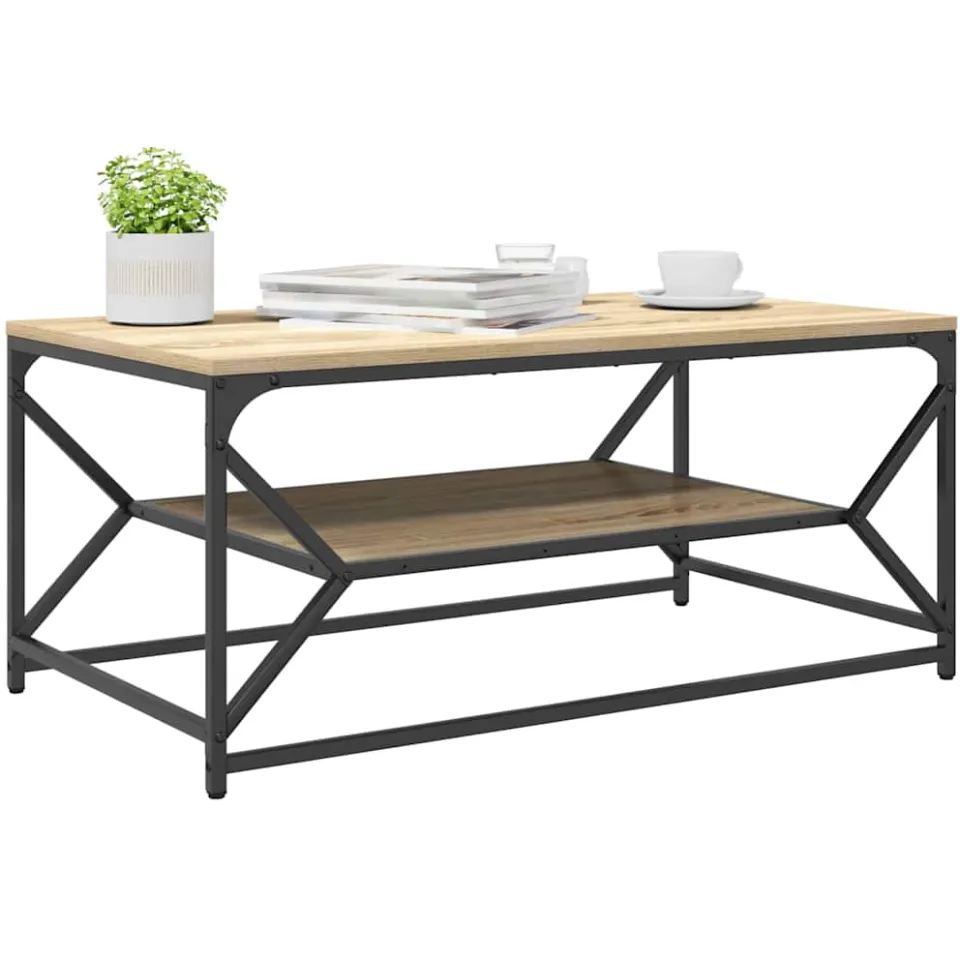 vidaXL Salontafel Sonoma Eiken 90 x 50 x 40 cm, foto 3