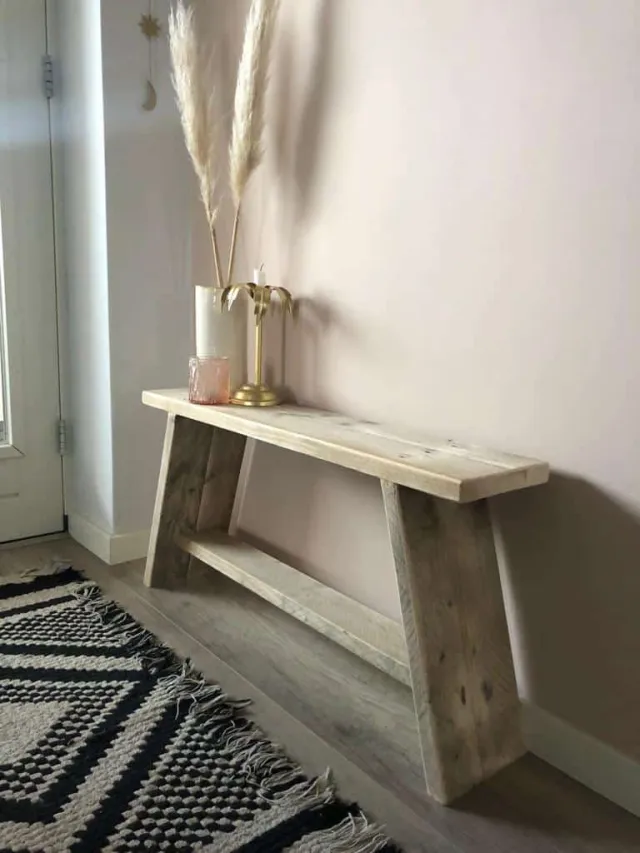 Steigerhouten bankje Mateo
