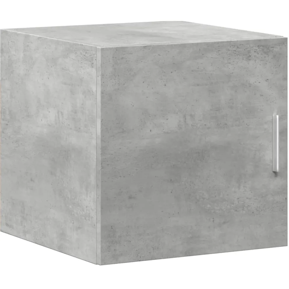 vidaXL Opbergkast smal 40x42,5x225 cm bewerkt hout betongrijs grijs, foto 3
