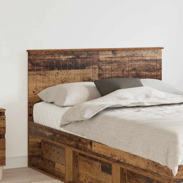 vidaXL Hoofdbord Oud Hout Bewerkt hout Bruin