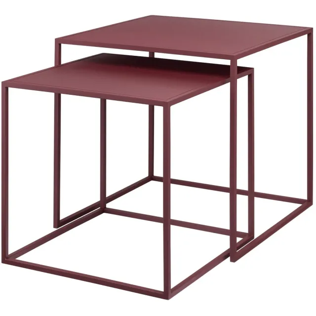 Blomus Fera Bijzettafel Port | Rood | Staal