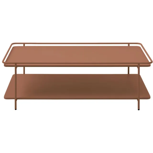 Nordic Home Millie salontafel 55x110 cm - terracotta
