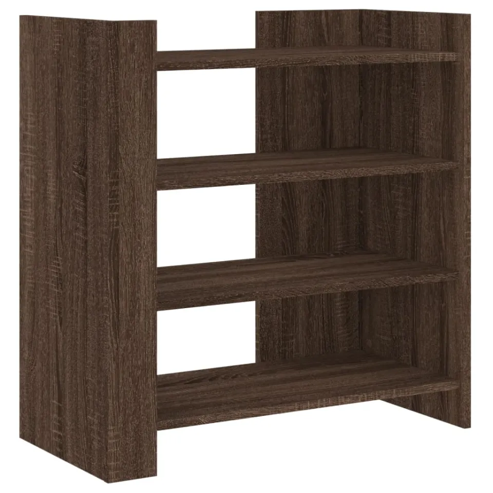 vidaXL Dressoir 73,5x35x75 cm bewerkt hout bruin eikenkleur, foto 3