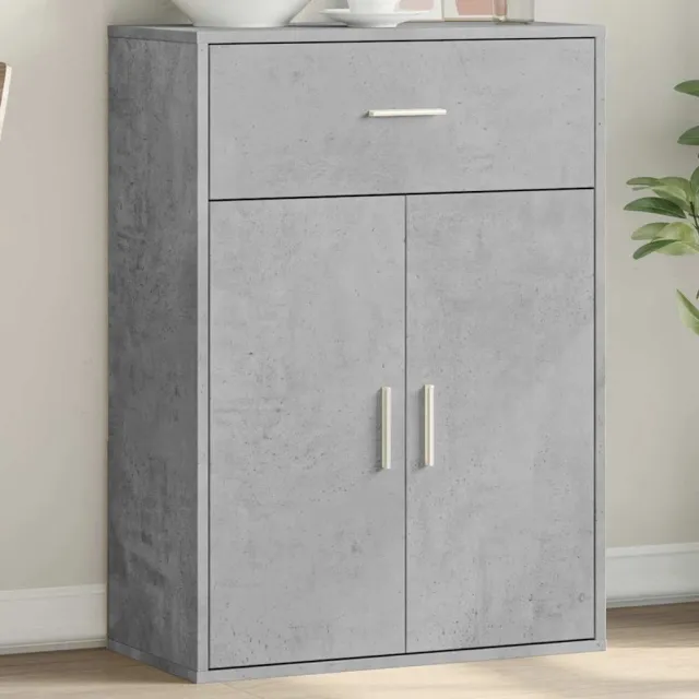 vidaXL Dressoir 60x30x84 cm bewerkt hout betongrijs