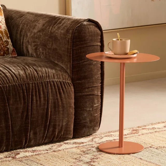 NOUS Living Riley bijzettafel oranje, foto 2