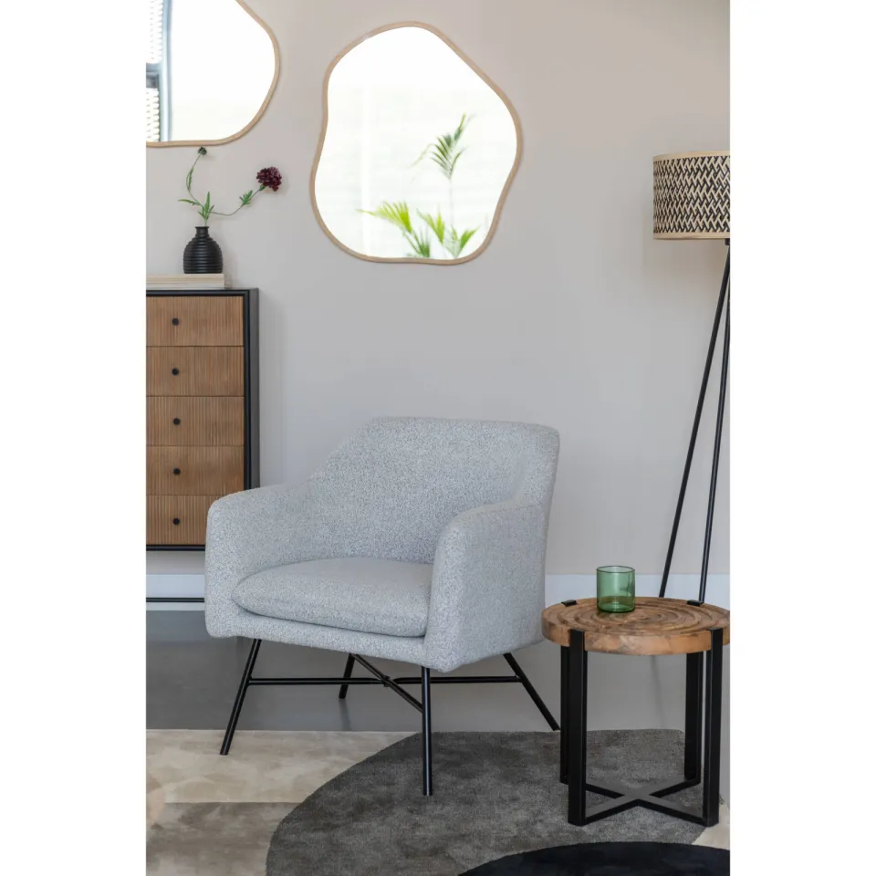 Housecraft Living loungestoel Joaz beige, foto 4