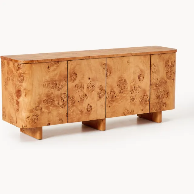 Westwing Collection Houten dressoir Tobia Beige
