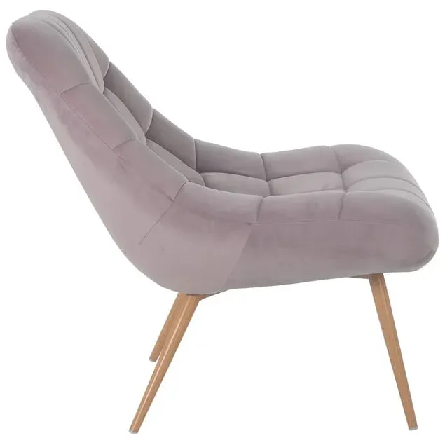 fauteuil Louis roze, foto 3