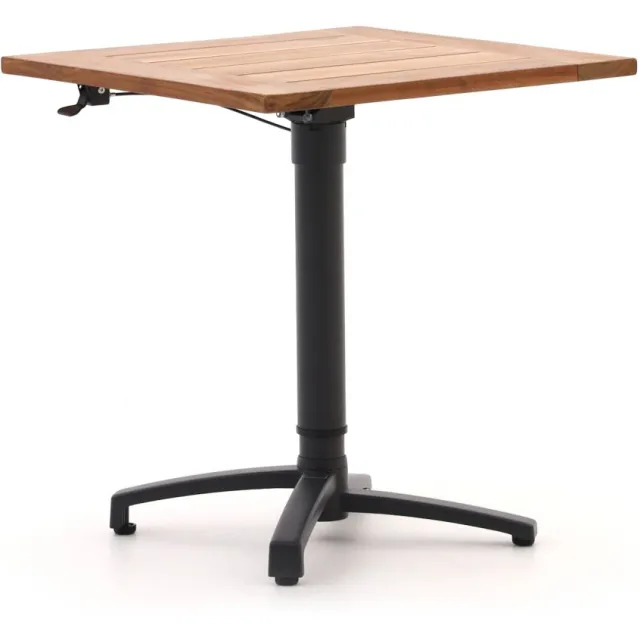 Bellagio tuinmeubelen Bellagio Canzo klaptafel 70x70x75/110cm verstelbaar Bruin