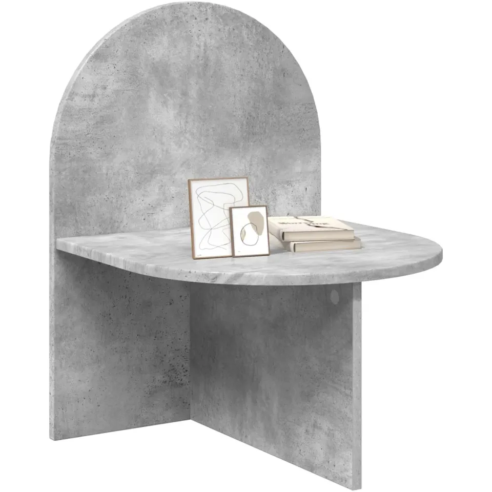 vidaXL Nachtkastje 2 st Betongrijs 48 x 49 x 65 cm Geconstrueerd hout