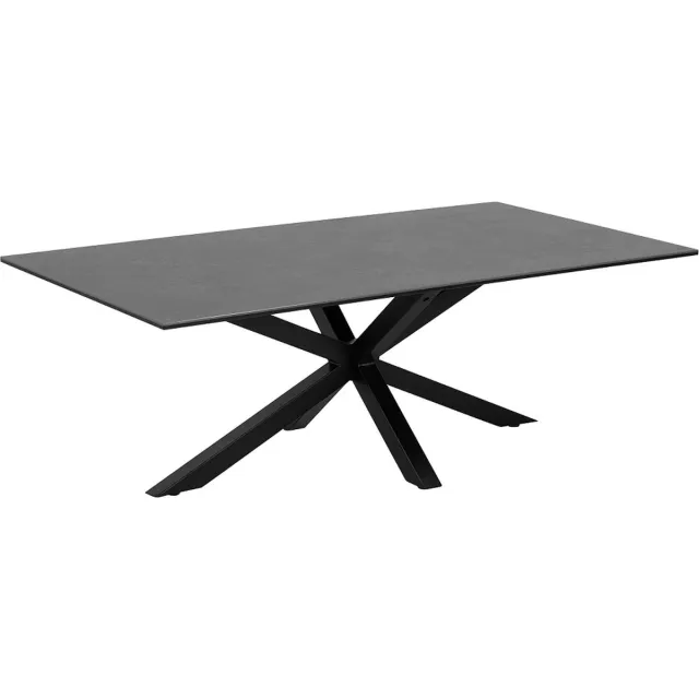 Giga Living Salontafel Harrie - Zwart - 130x70x46cm