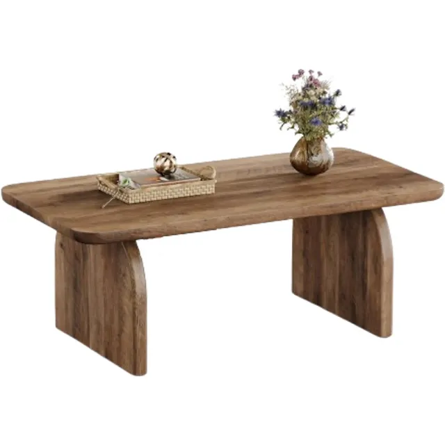 Mura Logistiek Mura Salontafel - Bijzettafel - Koffietafel - Coffee Table - Tafel Woonkamer - Meubel - Cocktailtafel - Hout - Rustiek Bruin