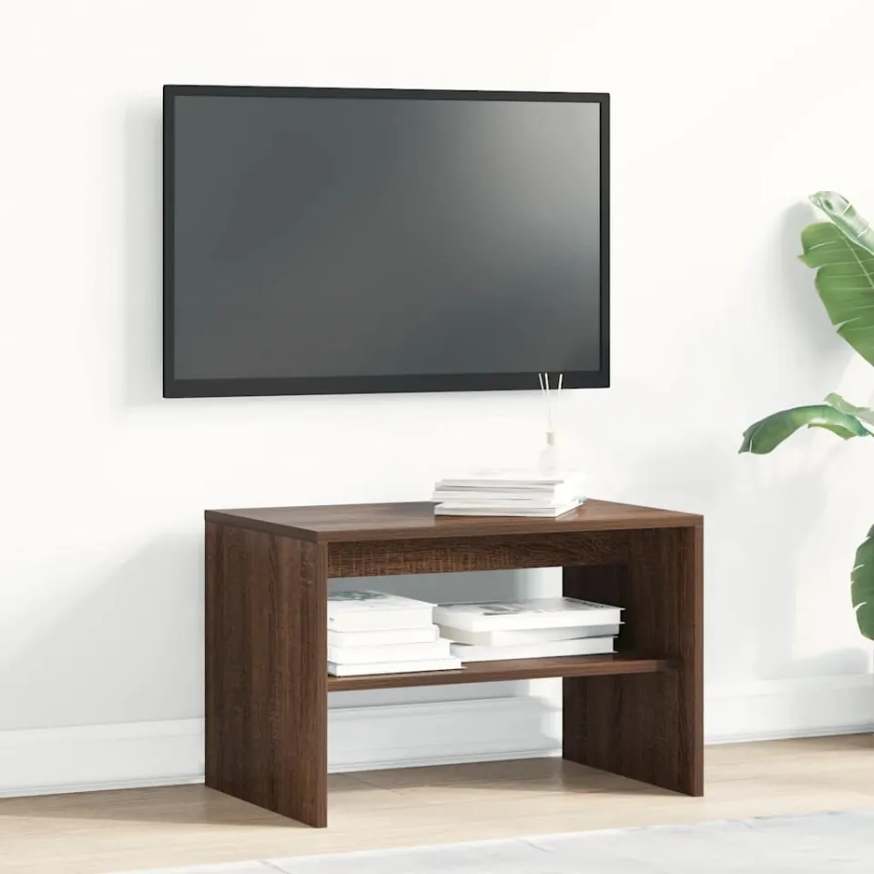 vidaXL Tv-meubel 60x40x40 cm bewerkt hout bruin eikenkleur, foto 2