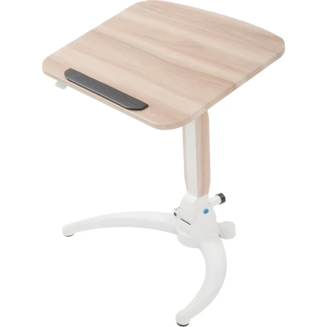 Happiq Laptop stand - Bed tafel - Bijzettafel - Laptoptafel - Voor thuis of kantoor - Inklapbaar bureau voor laptop - Houtkleurig Licht houtkleurig