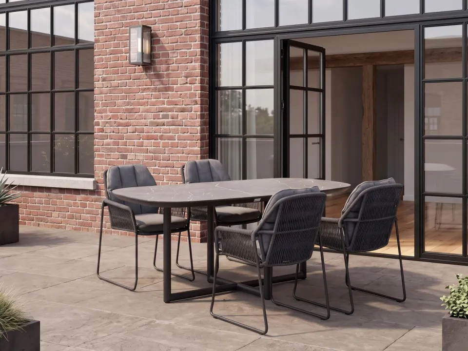 Tierra Outdoor Rivera 180cm dining tuinset 5-delig, foto 5