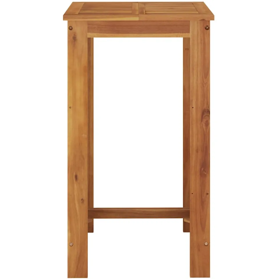 vidaXL Tuinbartafel 60x60x105 cm massief acaciahout bruin, foto 3